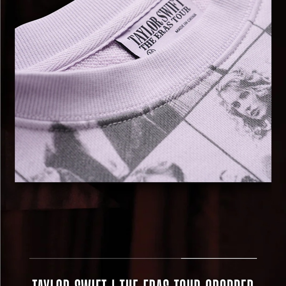 Taylor Swift Lavender Graphic Sweatshirt